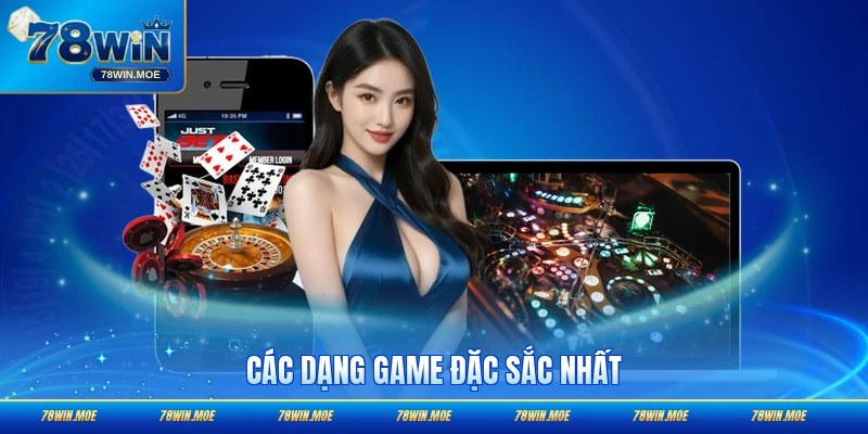 Các dạng game đặc sắc nhất